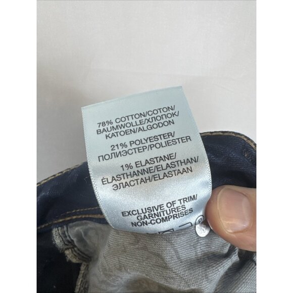 Silver Jeans Suki Mid Straight Women 31X32  Dark Wash Super Stretch Denim - Picture 9 of 9